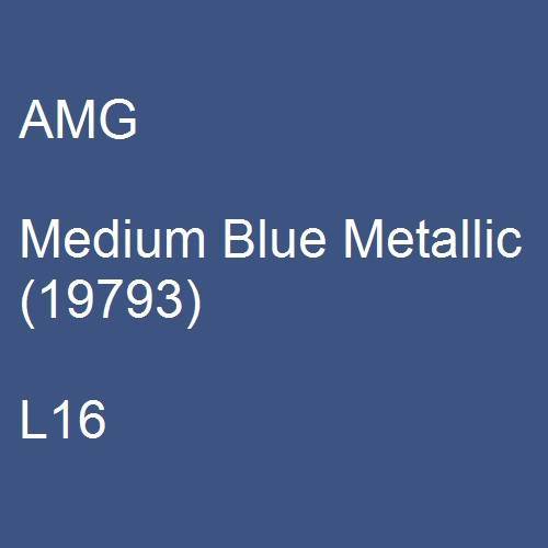 AMG, Medium Blue Metallic (19793), L16.